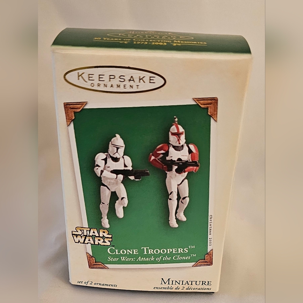 Hallmark Keepsake Ornament Clone Troopers Miniature